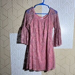 Pink Coconut Boutique Lace Dress